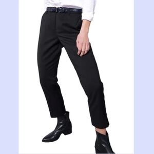 Wildfang Lemon Crepe Slim Crop Pant Size 2